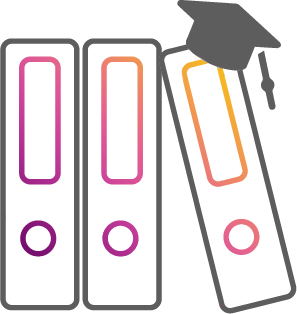 Ícono de libros para guía de marco teórico